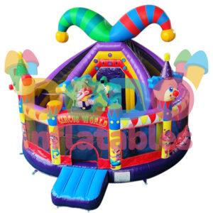 Hoppborg Multiplay Cirkus med rutschkana